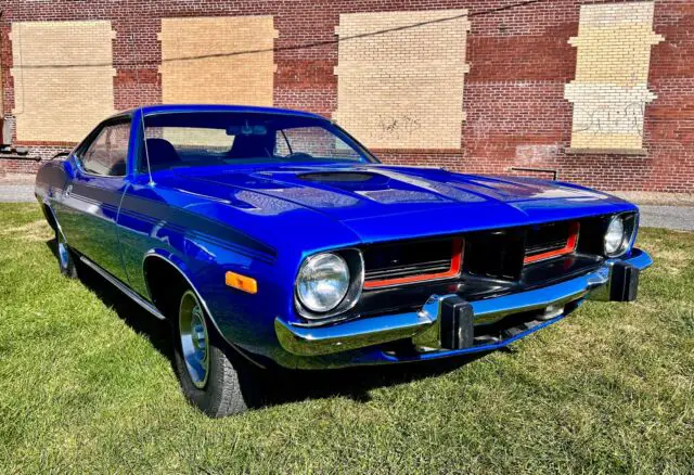 1974 plymouth barracuda sedan blue rwd automatic