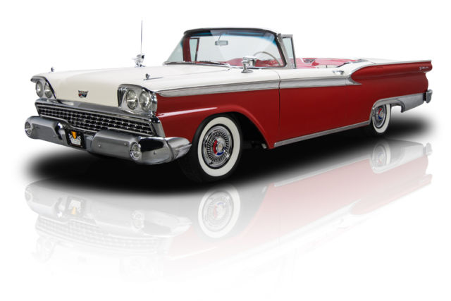 frame off restored galaxie skyliner 352 v8 2 speed automatic ford 9" factory a/c