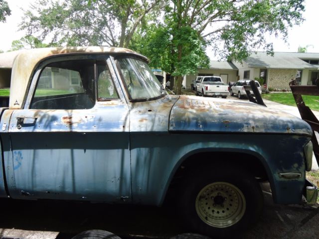 1968 dodge adventurer 1/2 ton pickup, sweptline rat rod, great running 318 auto!