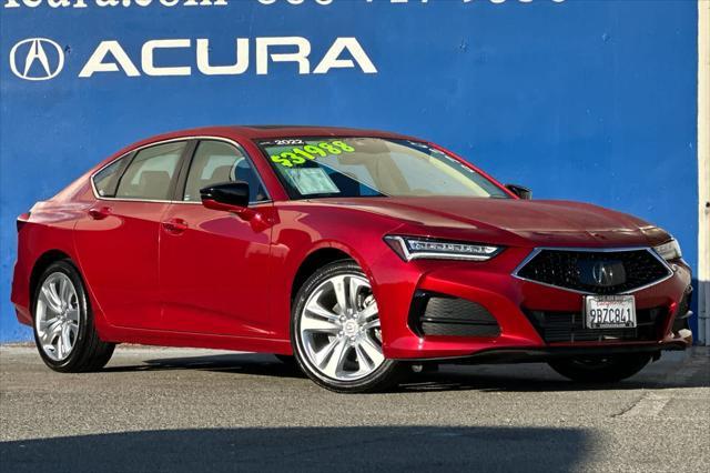 2022 acura tlx technology