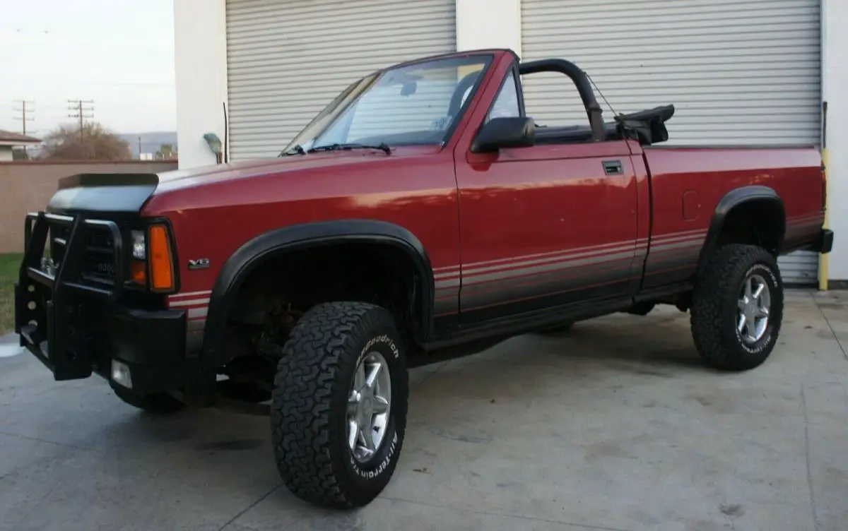1989 dodge dakota sport asc convertible pick up truck 4x4 rare