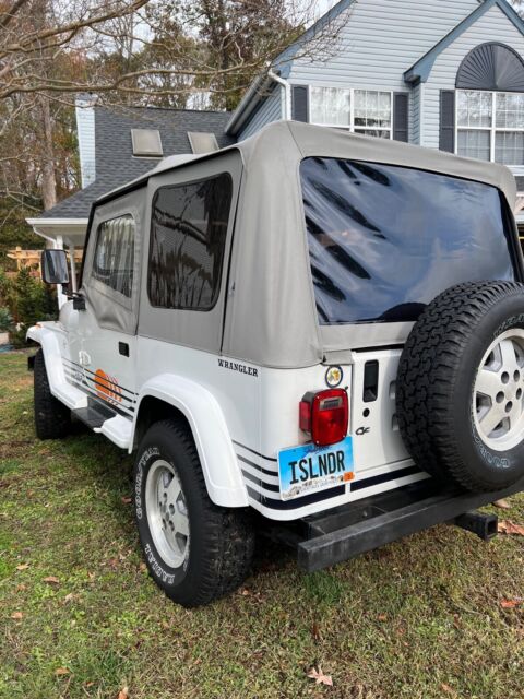1989 jeep wrangler / yj suv white 4wd automatic islander