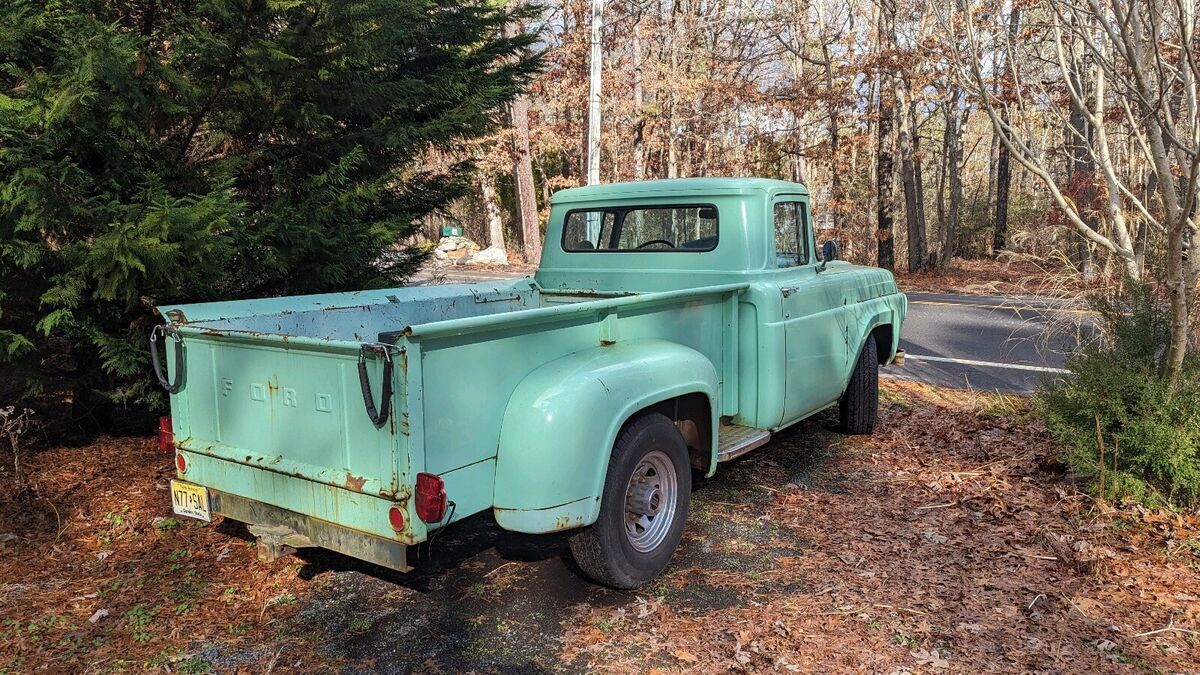 1957 ford f250 pickup green rwd automatic