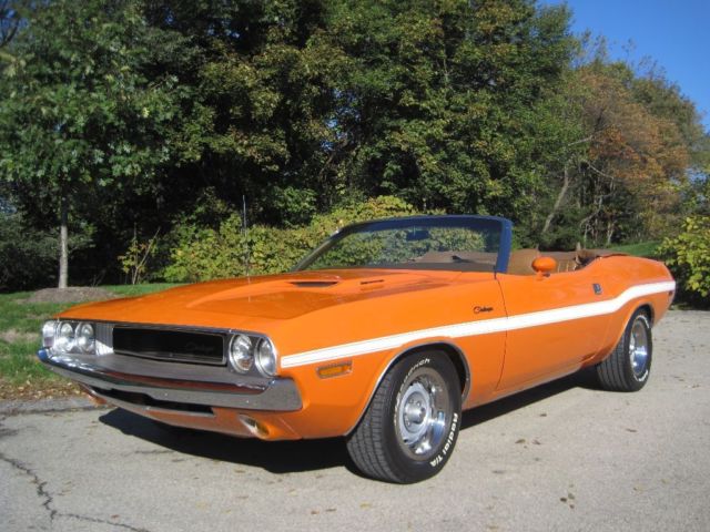 top mopar- 2000 hour rotisserie restored '70 challenger convertible-the only one