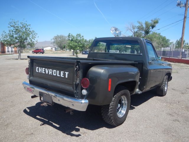 1976 chevy 1/2 ton truck short stepside solid west texas pickup 350 1977 1979