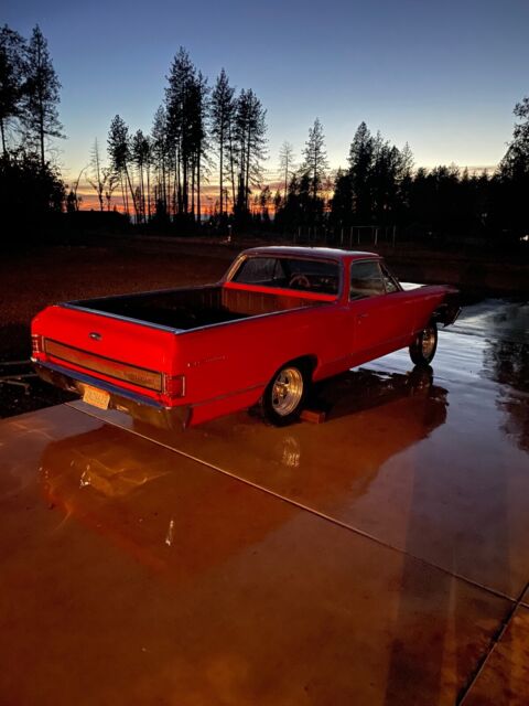 1967 chevrolet el camino red rwd manual