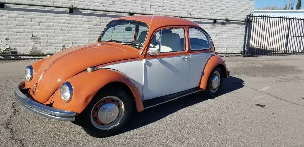 1969 beetle two tone paint