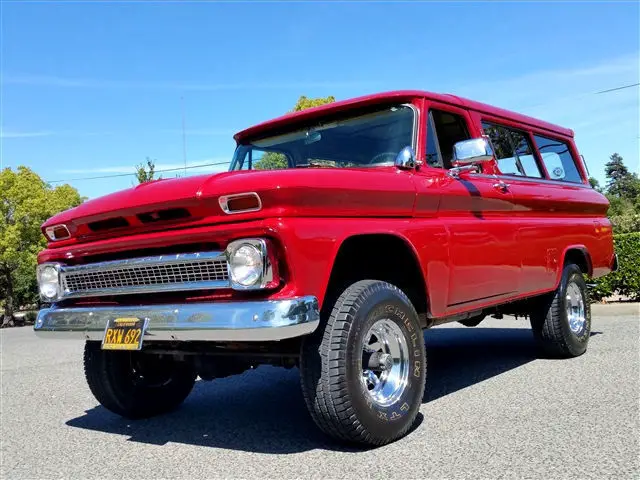 1966 chevrolet suburban -- 4x4 -- california truck - 2-owner - well maintained