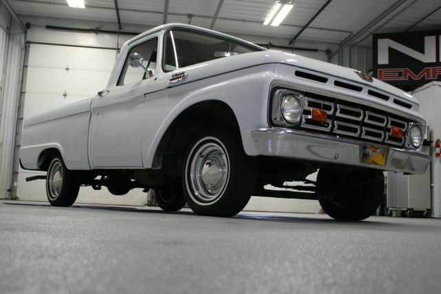 1964 ford f100 68522 miles white straight 6 manual