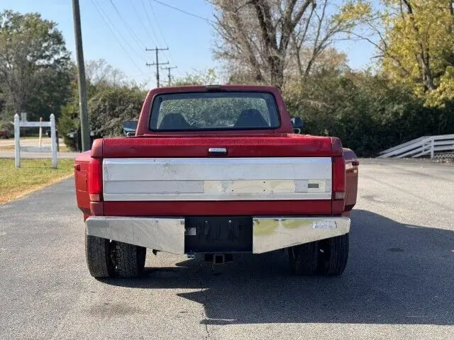 1992 ford f350 xtra cab dual rear wheel truck with gooseneck