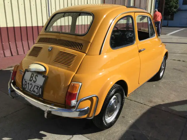 1972 fiat 500 l - 69k original km - one family car - no rust - time warp!