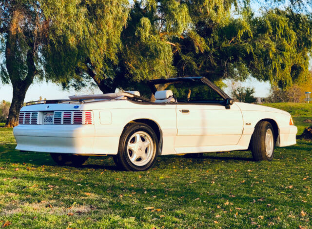 1992 ford mustang gt convertible, 5.0 automatic, low 75,000 miles - supercharged