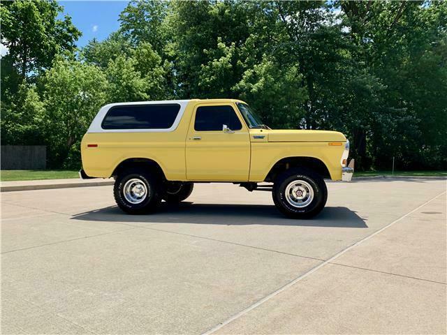 1978 ford bronco yellow manual