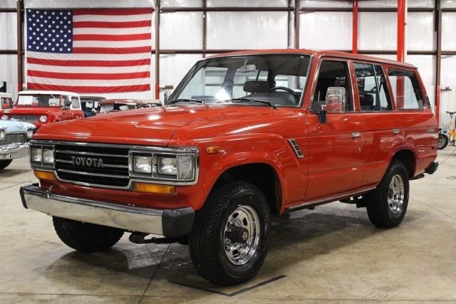 1990 toyota land cruiser fj-62 195621 miles freeborn red suv 4.0l i6 automatic