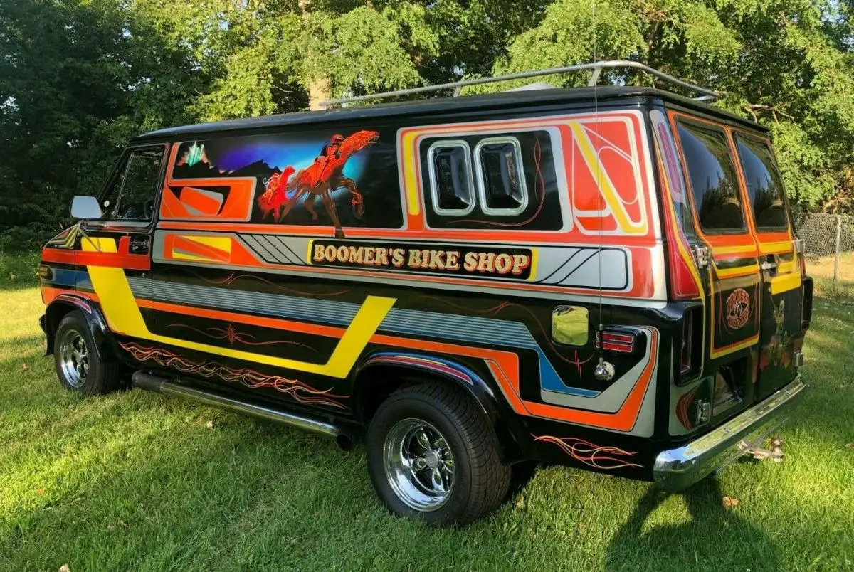 1980 chevy vintage heavy custom van