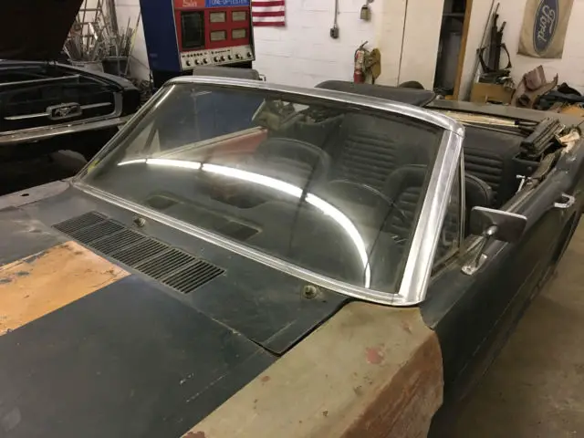 1965 mustang convertible rare d code289 v-8 4 speed power top cascade green