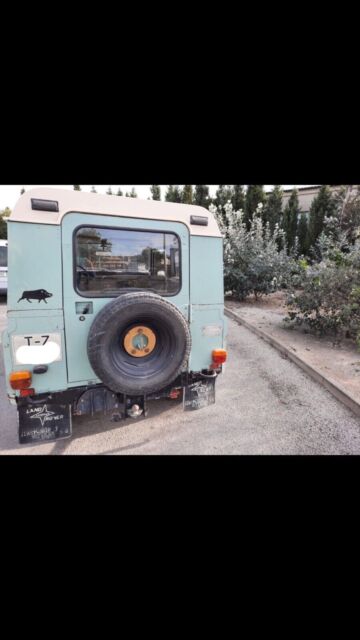 1989 land rover serie iii pickup blue 4wd manual