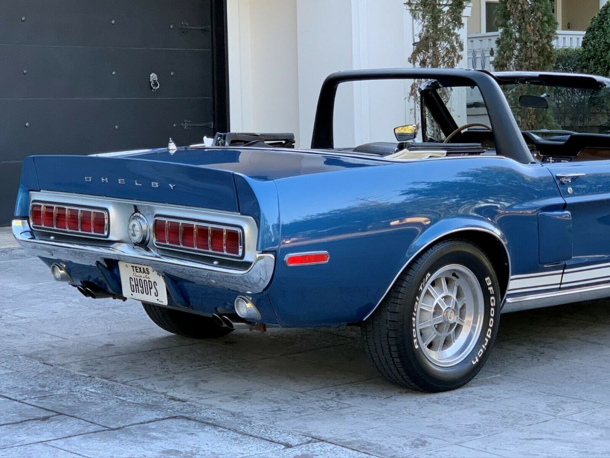 1968 ford mustang gt500kr convertible, 428 cj engine, ac, marti report, manual