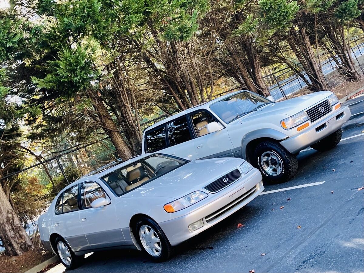 1994 lexus gs300 sedan white 300
