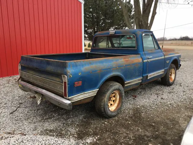 1970 chevrolet c-10 swb big block barn find real deal