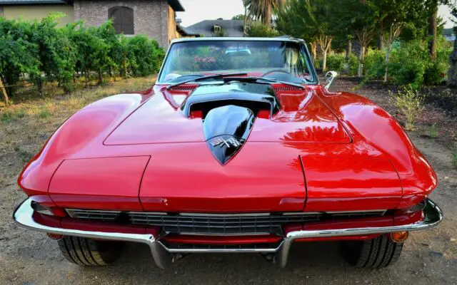 1966 corvette - no expense spared restoration - orig. california car - 2 tops