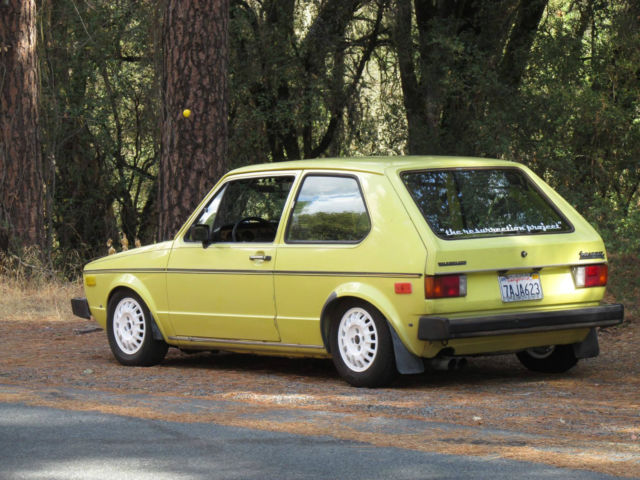 1977 mk1 turbo diesel vw rabbit 2-door sunroof