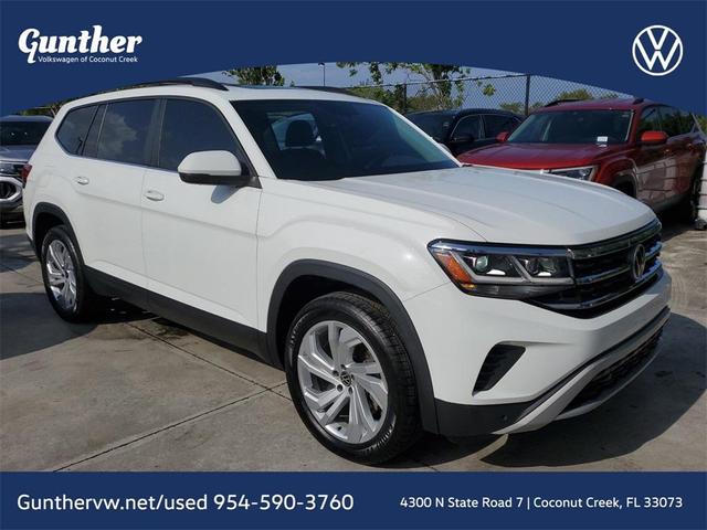 2021 volkswagen atlas 3.6 v6 se w/ technology