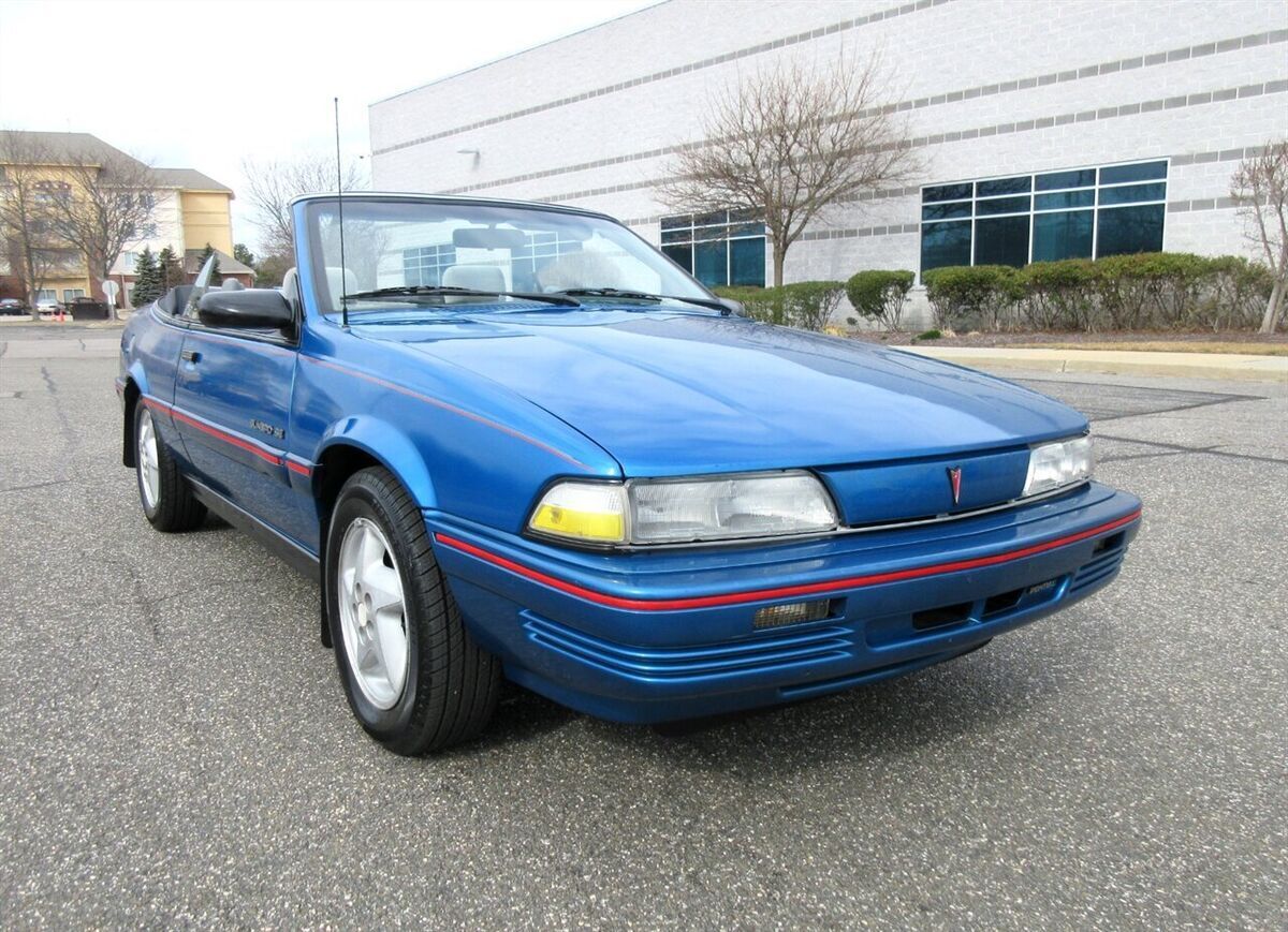 1992 pontiac sunbird se convertible low miles super clean sharp color rare find