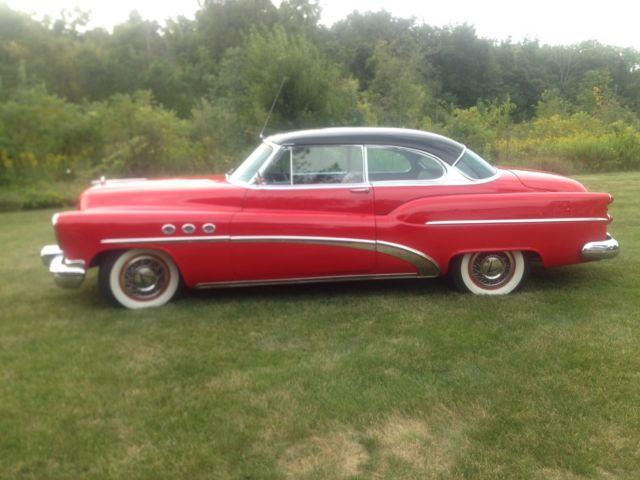 1953 buick special red 2 door automatic transmission wildcat v8
