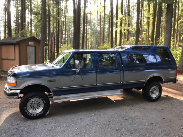 1994 ford f350 xlt 1ton crew cab 4x4 460 v8 50k. miles one owner rust free!!