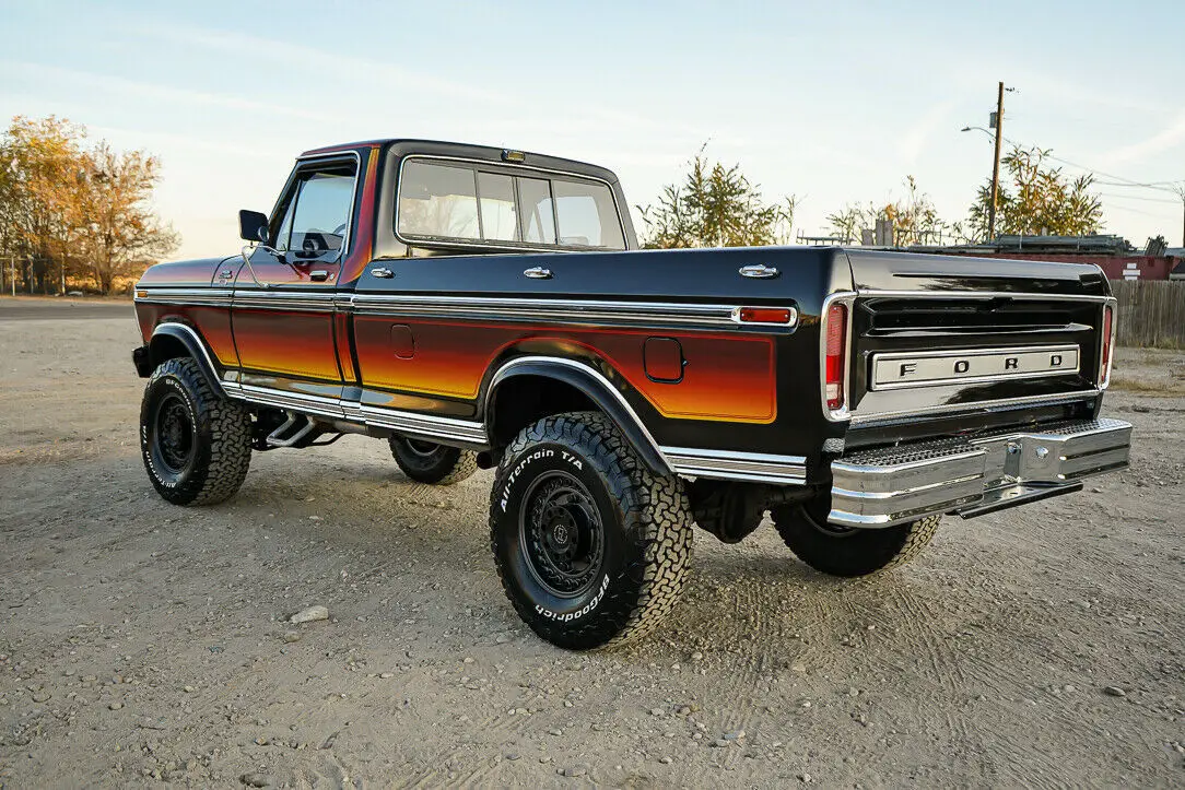 rare 1978 ford f250 ranger xlt, 4x4, 3/4 ton, single cab, long bed, 1 family