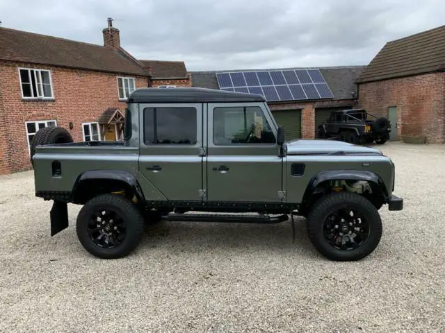1986 land rover defender 110 double cab body-off-frame build