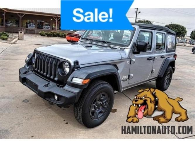 2018 jeep wrangler unlimited sport 4x4 sport 4dr suv (midyear release for sale in cannon air force base, new mexico