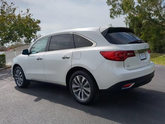 2016 acura mdx 3.5l acurawatch plus package