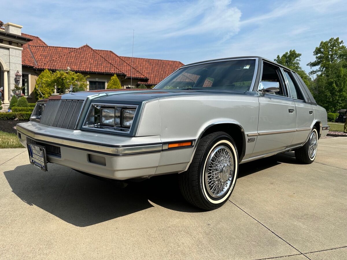 1985 chrysler lebaron sedan blue fwd automatic