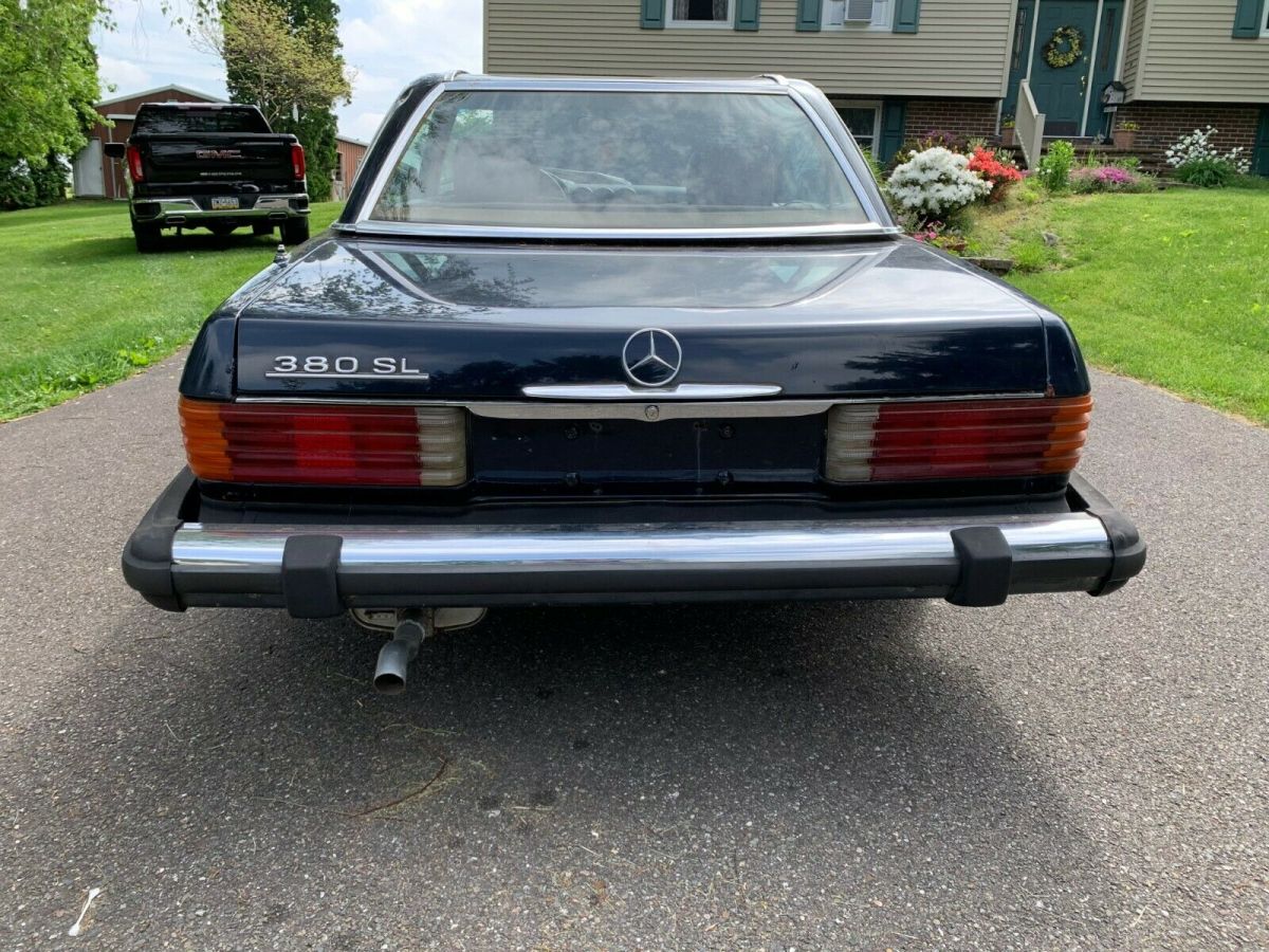 1982 mercedes-benz 380 sl runs, needs work, project or parts