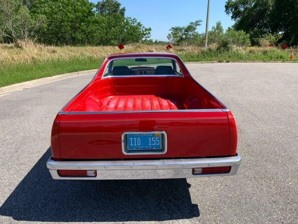 1981 chevrolet el camino standard red