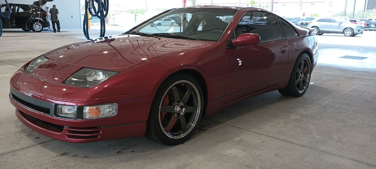 burgundy 1993 nissan 300zx v6 automatic
