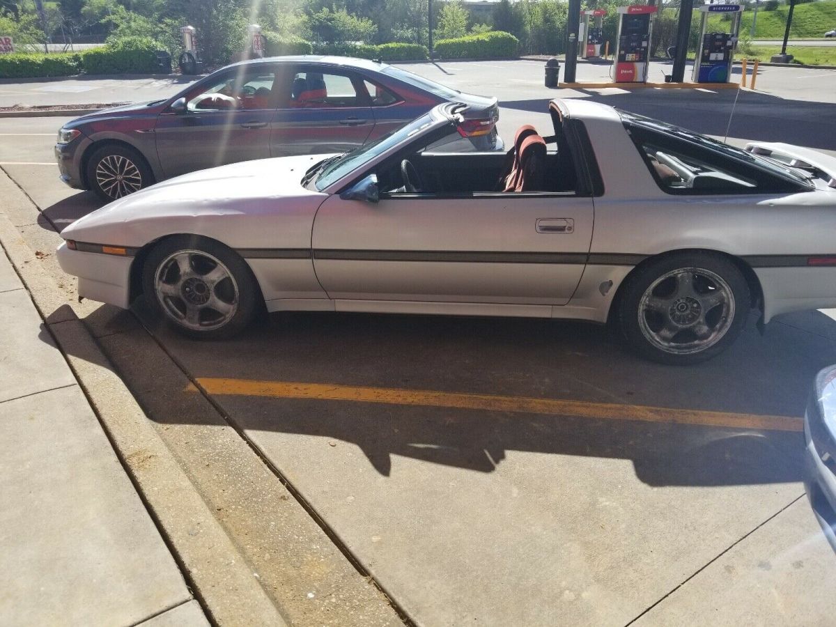 1988 toyota supra hatchback grey rwd manual sport roof