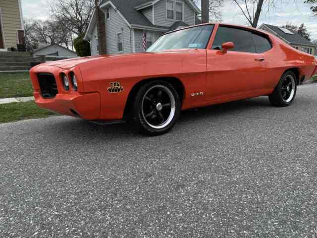 1971 pontiac lemans sportscar orange rwd automatic coupe