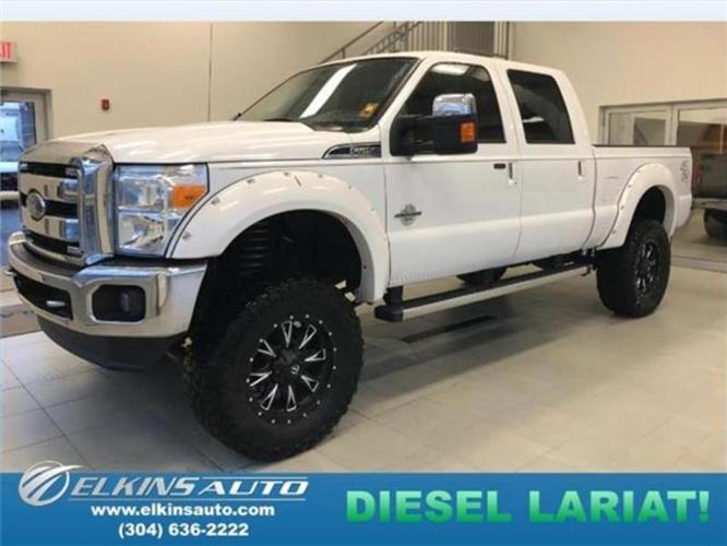 2015 ford f-250 super duty lariat 4x4 lariat 4dr crew cab 6.8 ft. sb pickup for sale in elkins, west virginia