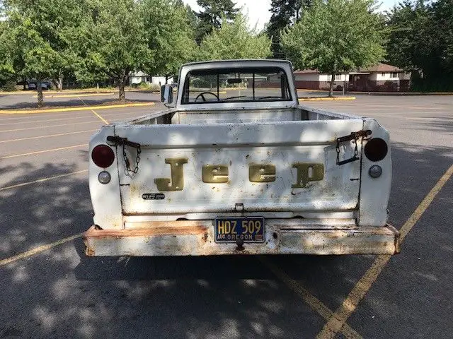 1969 kaiser jeep truck j3000 "custom cab" townside with deluxe trim, original c