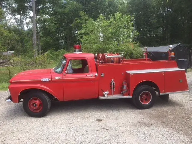 '64 ford f-350 mini pumper 351 4spd