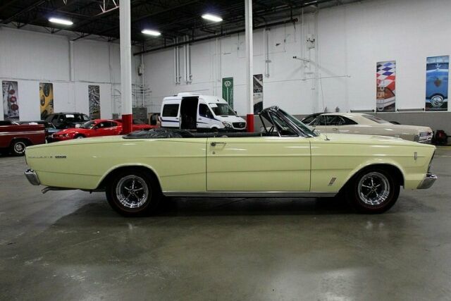 1966 ford galaxie 500 43710 miles yellow 390 v8 automatic