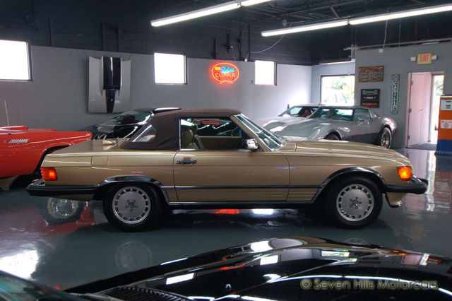 only 34,485 original miles, stunning condition, champagne gold/palomino tan