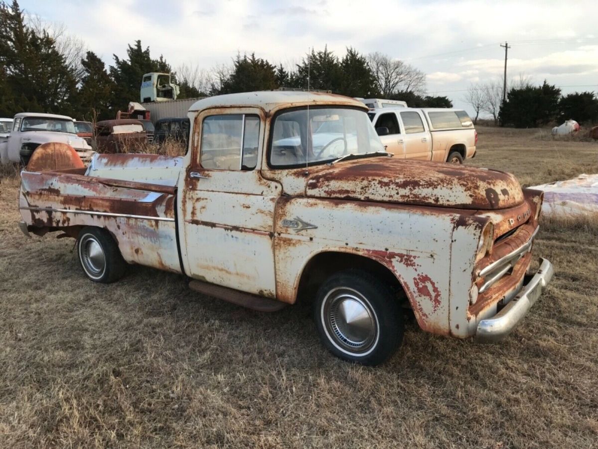 1957 dodge d100 sweptside big back window pickup