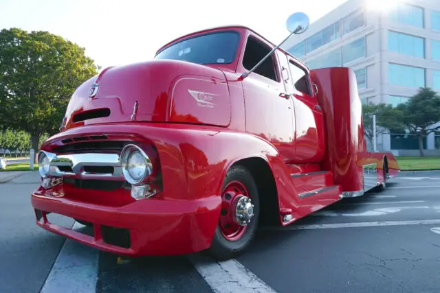 1953 ford c-600 coe crewcab hauler