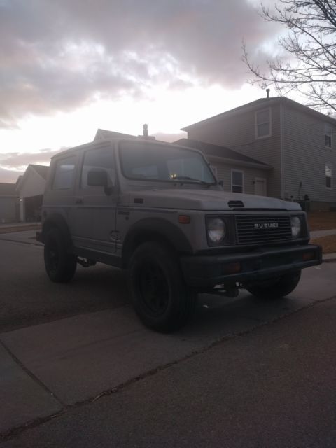 ***1987 suzuki samurai 2 door hardtop 4wd 60 hp 1.3l i-4 engine project car ***