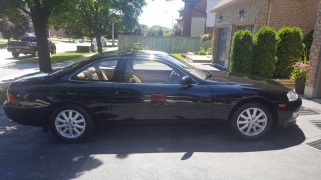 1993 lexus sc 400. black exterior with tan leather interior. 2 door