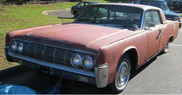 1964 lincoln continental sedan (red leather, 430ci v8)
